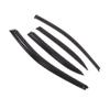 TuningPros Outside Mount Window Vent Visors Rain Guards Compatible with Toyota Corolla Sedan 2003-2008 | Side Window Wind Deflectors Rain Shields | Smoke Tinted, 4 Pcs Set, DGWV-421 view 1