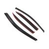 TuningPros Outside Mount Window Vent Visors Rain Guards Compatible with Toyota Corolla Sedan 2003-2008 | Side Window Wind Deflectors Rain Shields | Smoke Tinted, 4 Pcs Set, DGWV-421 view 2
