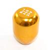 Cuztom Tuning JDM Type Style 5 Speed Manual Aluminum Shift Shifter Gear Knob Selector - Gold White view 1