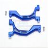 Thunder Tiger Truck K-ROCK MT4-G5 Upgrade Parts Aluminum Front Upper Arms - 1Pr Set Blue view 1
