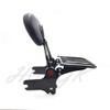 HONGK- Adjustable Backrest Sissy Bar w/Luggage Rack Compatible with 97-08 Touring Black [B0778GJ2ZH] view 2