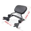 HONGK- Adjustable Backrest Sissy Bar w/Luggage Rack Compatible with 97-08 Touring Black [B0778GJ2ZH] view 3