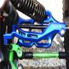 Thunder Tiger Truck K-ROCK MT4-G5 Upgrade Parts Aluminum Front Upper Arms - 1Pr Set Black view 2