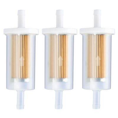 Harbot 695666 Inline Fuel Filter for Brigs and Straton 845125 691035 493629 5065 5065D 5065K MTD Craftsman Troy Bilt JohnD D100 D105 D110 Lawn Mower Tractor Parts for 1/4" I.D. Fuel Line