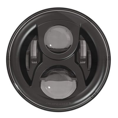 JW Speaker 8700-Evo2-S 12/24V Dual Burn Headlight with Mounting Ring - Black,0554981