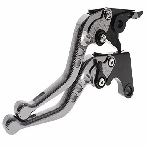 Rzmmotor Motorcycle 3D Texture Aluminum Short Brake Clutch Levers Compatible with VERSYS (650cc) VULCAN/S 650cc 2015-2020, NINJA 650R ER-6F Z650 Z900 2017-2020, VERSYS 1000 2015-2019