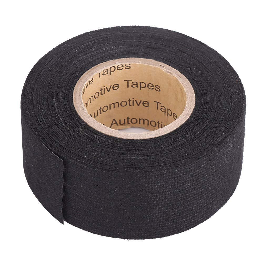 Automotive Wiring Harness Cloth Tape, Multi Purpose Self Adhesive Anti Squeak Rattle Felt Automotive Wiring Harness Tape 32mm x11.5m