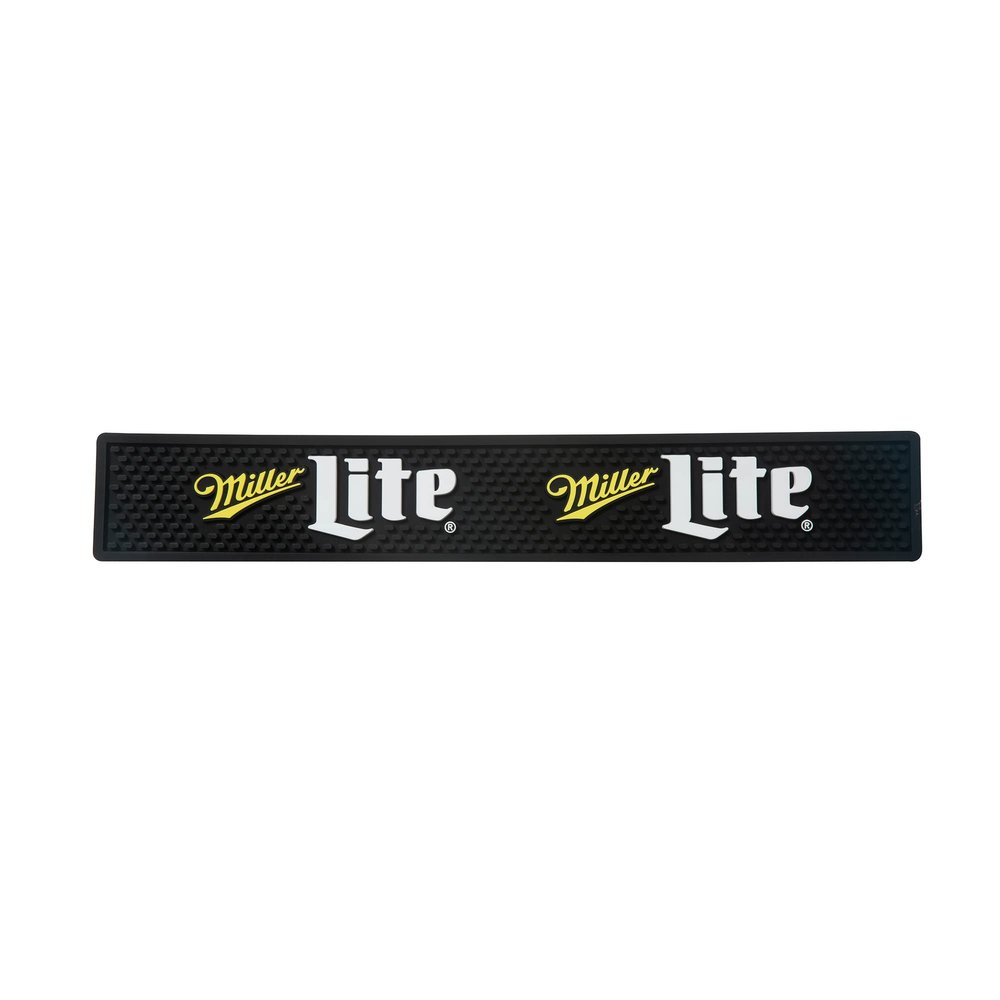 Miller Lite Throwback logo Professional Bar Mat Spill Rail Drip Mat