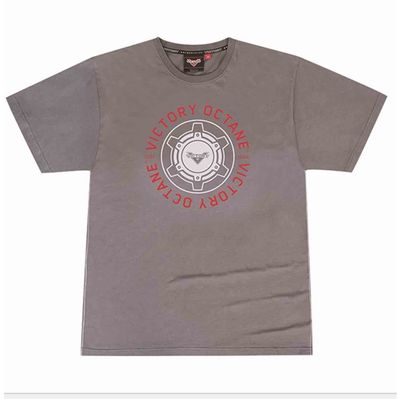 Victory Motorcycle New OEM Men's Grey Octane Tee Shirt, Large, 286797906