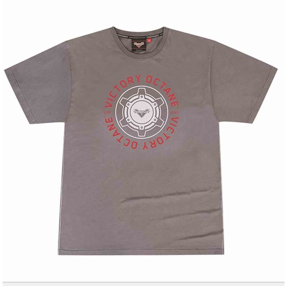 Victory Motorcycle New OEM Men's Grey Octane Tee Shirt, Large, 286797906