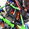 Aluminum Steering Assembly For 1/10 Traxxas Ford GT 4-Tec 2.0 83056-4/4-Tec 3.0 93054-4 - 1 Set Orange view 3