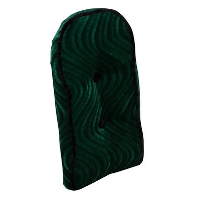 Fenix Cycles Velour Sissy Bar Back Cushion, (Green)
