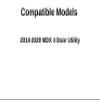 Laminated Driver Left Side Front Door Window Door Glass Compatible with Acura MDX 2014-2020 Models view 4