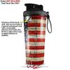 Skin Wrap Decal compatible with IceShaker 2nd Gen 26oz Painted Faded and Cracked USA American Flag (SHAKER NOT INCLUDED) view 2