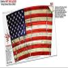 Skin Wrap Decal compatible with IceShaker 2nd Gen 26oz Painted Faded and Cracked USA American Flag (SHAKER NOT INCLUDED) view 3
