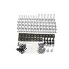 WYNMOTO US Stock Motorcycle Full Fairing Aluminum Fasteners Screws For Yamaha R6 2006 2007 YZF600 R6 06 07 New Bolt Kit Hardware Clips(Sliver) view 1