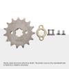 GOOFIT 17MM Sprocket Front for Motorcycle Replacement for 50cc 70cC 90CC 110CC Dirt Bike ATV QUAD(428-15T) view 3