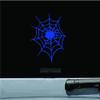JS Artworks Spider on Web Vinyl Decal Sticker (Blue) view 1