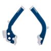 Acerbis X-Grip Frame Guards White/Blue for Husqvarna FC 350 2016-2018 view 1