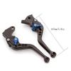CNC Aluminum Short Adjustable Brake Clutch Levers Compatible with VTR1000F/FIRESTORM 1998-2005, VFR800/F 2002-2020, VFR750 1991-1997, CBF1000 2006-2009, VF750S SABRE 1982-1986 view 2