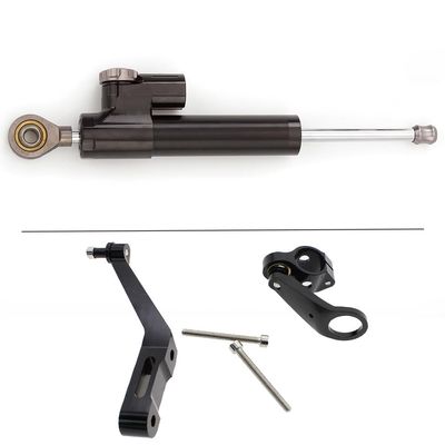 Motorcycle CNC Steering Damper Stabilizer Buffer Control Bar With Mounting Bracket Kit Full Set Compatible with CBR954RR CBR 954 RR 2002-2003, CBR929RR 2000-2001