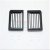 GPM For Traxxas TRX-4 Trail Defender Crawler Upgrade Parts Headlight Assembly Vertical Brush Guard Aluminum - 2Pc Set Black view 1