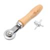 uxcell Wooden Handle Bearing Roller Auto Car Tire Repair Tube Patch with Remover Tool view 1