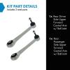 TRQ Rear Left and Right Upper Control Arm with Ball Joint Set 2 Piece view 2