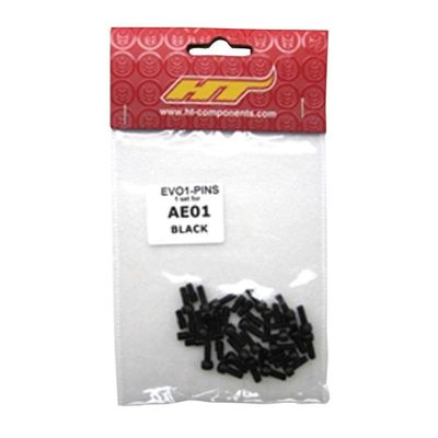 H.T. Enterprises HT Pedals X1 Bicycle Pedal Replacement Pins - X1 Pins-Black