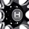 HOSTILE Rage Gloss Black Wheel with Milled Finish (22 x 10. inches /6 x 135 mm, -25 mm Offset) view 4
