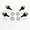 fits Yamaha Kodiak 450 YFM450 Upper and Lower Ball Joints x4 2003 2004 2005 2006 view 1