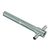 Fenix Cycles Spring Fork Steering Tube 5 1/2" Chrome view 1