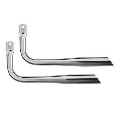 Fenix Lowrider Obqliue Tapered Straight Muffler Tailpipe, Various Styles (Without Holes)