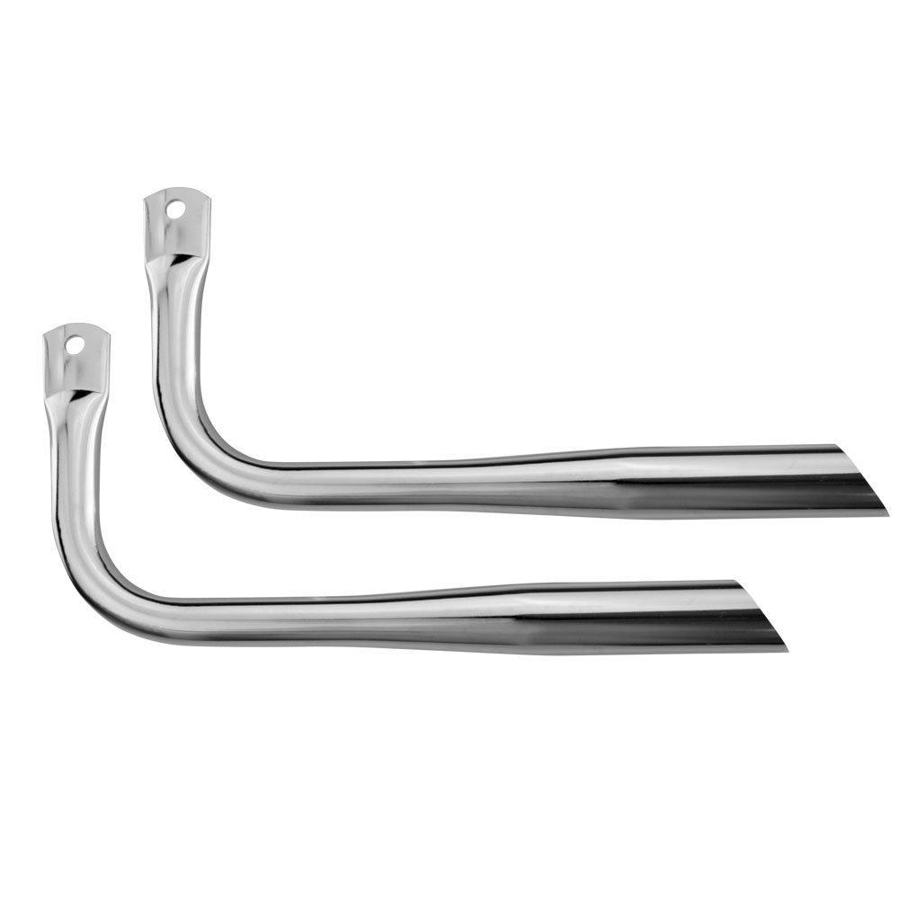 Fenix Lowrider Obqliue Tapered Straight Muffler Tailpipe, Various Styles (Without Holes)