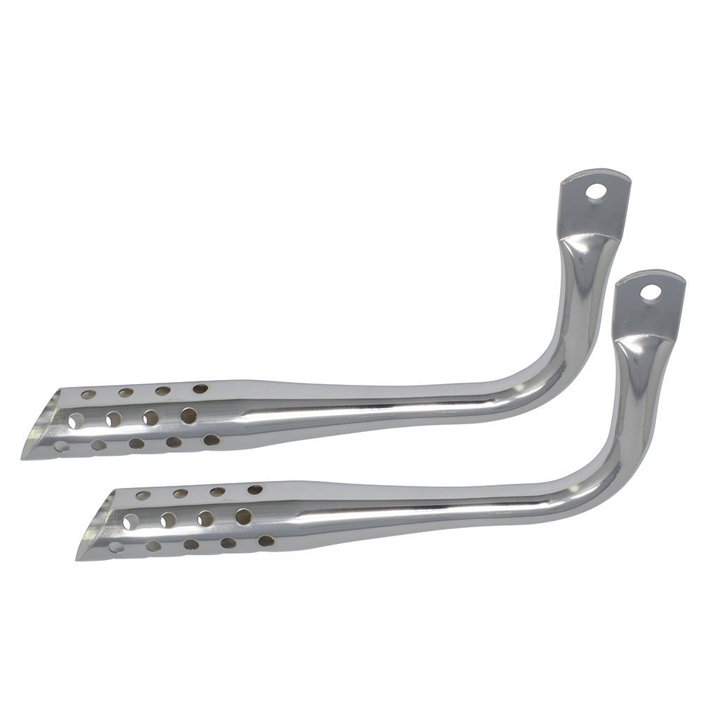 Fenix Lowrider Obqliue Tapered Straight Muffler Tailpipe, Various Styles (with Holes)