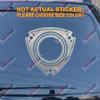 Rotary Wankel Engine Car Decal Sticker fit for Mazda Mazda3 6 CX-5 Miata Zoom Zoom Vinyl JDM Die Cut no Background Pick Color Size (Silver, 10'' (25.4cm)) view 1