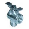 GROCO 1/2" NPT 90 Stainless Steel Fuel Valve view 1