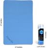 Flow Swim Chamois Towel - 26" x 17" (Blue) view 3
