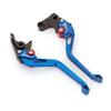 CNC Billet Long 5D Rhombus Hollow Adjustable Brake Clutch Levers Compatible with GSXR600 GSXR750 2006-2021, GSXR1000 2009-2021, GSX-S1000/F/ABS 2015-2021, GSXR1000 2005-2006 view 3