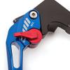 CNC Billet Long 5D Rhombus Hollow Adjustable Brake Clutch Levers Compatible with GSXR600 GSXR750 2006-2021, GSXR1000 2009-2021, GSX-S1000/F/ABS 2015-2021, GSXR1000 2005-2006 view 4