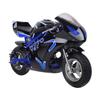 MotoTec Gas Pocket Bike Gt 49Cc 2 Stroke Blue view 1