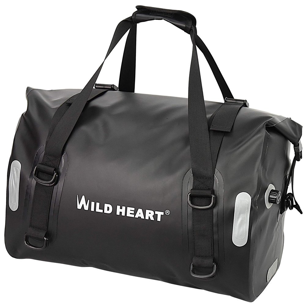 WILD HEART Waterproof Bag 55L 66L 77L Motorcycle Dry Duffel Bag for Travel,Motorcycling, Cycling,Hiking,Camping (55L, Yellow)