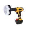 HIFROM Drill Brush - 4 inch Power Drill Attachment Soft Bristle White Quick Change Shaft Scrub Cleaning Brush for Carpet, Upholstery, Leather, Glass (White) view 1