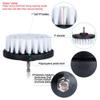 HIFROM Drill Brush - 4 inch Power Drill Attachment Soft Bristle White Quick Change Shaft Scrub Cleaning Brush for Carpet, Upholstery, Leather, Glass (White) view 2