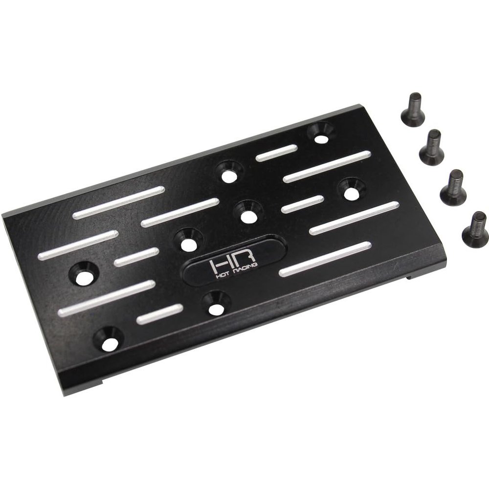 Hot Racing EVG133M01 Aluminum Skid Plate Stock or Hr Transmission Redcat Everest Gen7