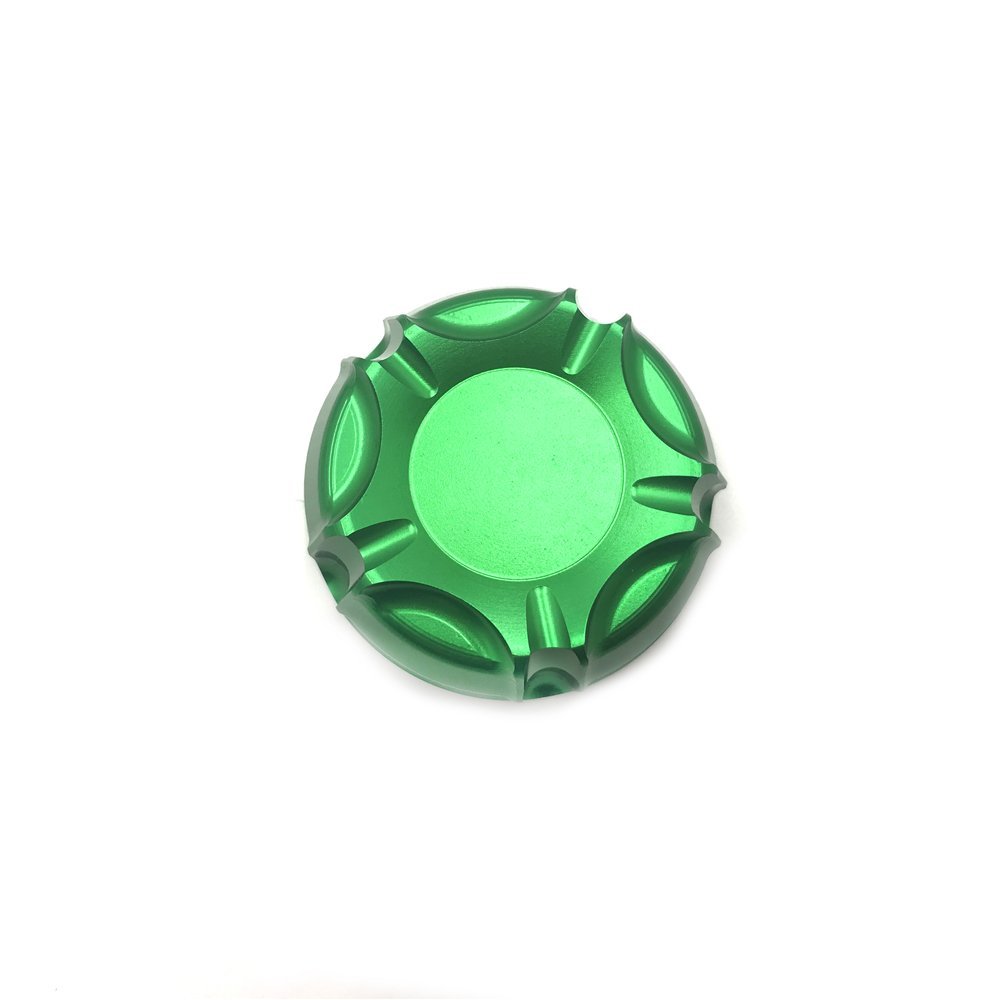 SMT-Rear Brake Reservoir Cap Compatible With Kawasaki Ninja 250 300 Green 38mm [B078SMGB6T]