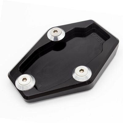 FXCNC Racing Aluminum CNC Motorcycle Sidestand Plate Kickstand Extension Pad Compatible with Ducati Monster 795 796 821 1200 1200S,Multistrada 1200 1200S