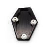 FXCNC Racing Aluminum CNC Motorcycle Sidestand Plate Kickstand Extension Pad Compatible with Ducati Monster 795 796 821 1200 1200S,Multistrada 1200 1200S view 2