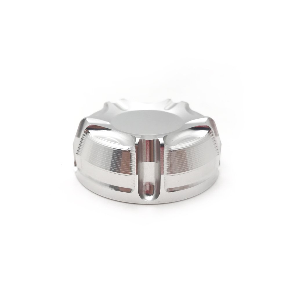 XKMT-38mm Clutch Brake Reservoir Cap Front Rear Compatible With GSXR 600 750 1000 SV TL Silver [B078SPL2YD]
