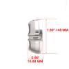 XKMT-38mm Clutch Brake Reservoir Cap Front Rear Compatible With GSXR 600 750 1000 SV TL Silver [B078SPL2YD] view 4